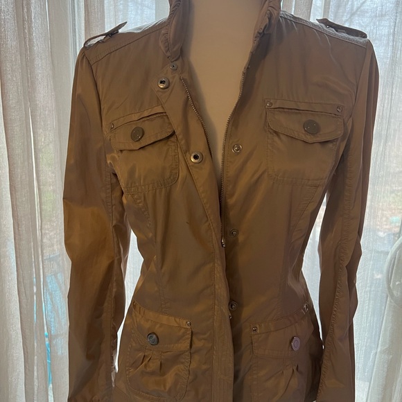 White House Black Market Utility Jacket in Tan - Picture 1 of 7